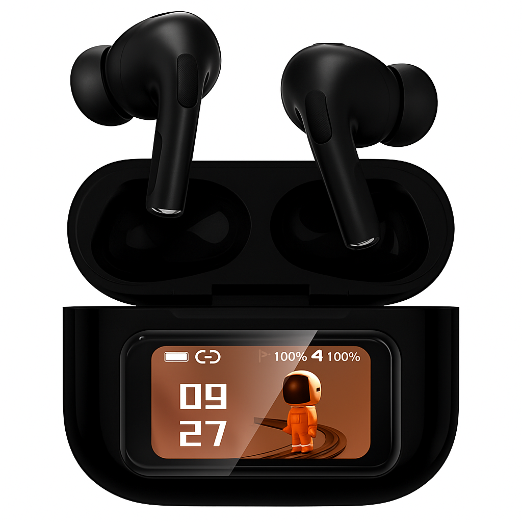E9 Pro Touch Control Calling Display Airpods  ANC and ENC