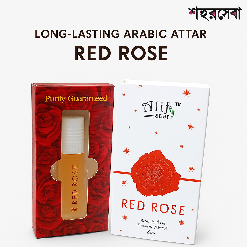 Red Rose Atter (রেড রোজ  আতর) -8 ml
